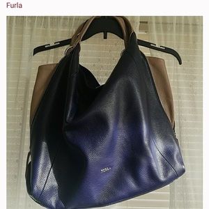 Authentic Navy Navy Furla crossbody